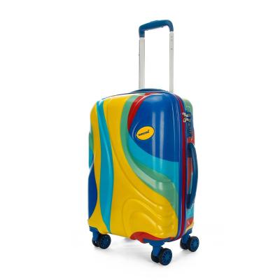 China PC China Wenzhou Ruian Manufacturer Professional OEM Trolley bag Luggage Hard Beauty Case With Trolley Printing Suitcase for sale