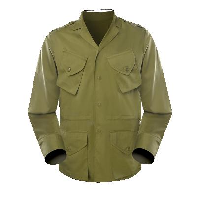 China Anti-static Custom Made Military Green Army Uniform BDU Twill TC 6535 Olive Green Uniform Jacket for sale