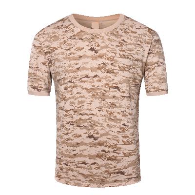 China Digital Desert Camouflage Color Shirt Anti Shrink Army Combat Military T-Shirt for sale