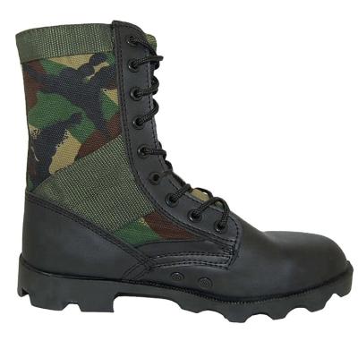 China Comfortable Custom Made Military Army Shoes Combat Leather Camouflage Jungle Tactical Boots for sale