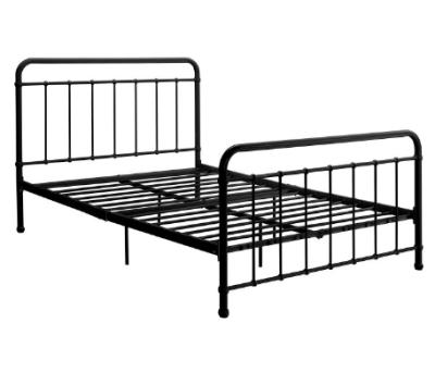 China (Size) Adjustable Metal Bed Furniture , Modern Furniture Black Metal Frame KD Frame Queen , King Bed for sale