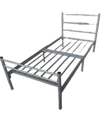 China Storage Metal Furniture Steel Metal Single Beds For Sale for sale