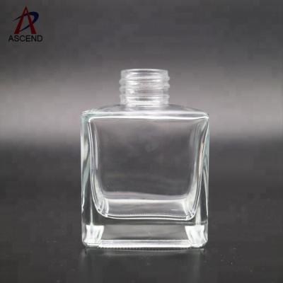 China Personal Care 150ml Square Tubular Glass Bottle Aromatherapy Diffuser Diffuser Wedding Favor for sale