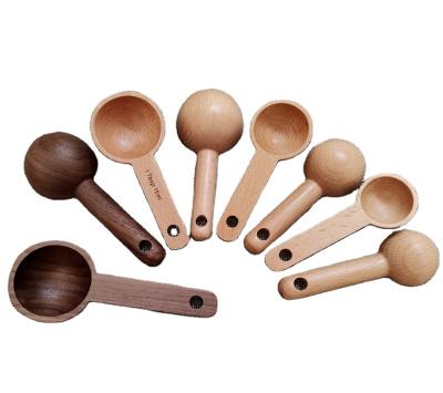 China Kitchen Trolley Beech Doser Set Kitchen Baking Gram Measuring Scale Spoon Milk Powder Coffee Gram Doser \restaurant\hotel for sale