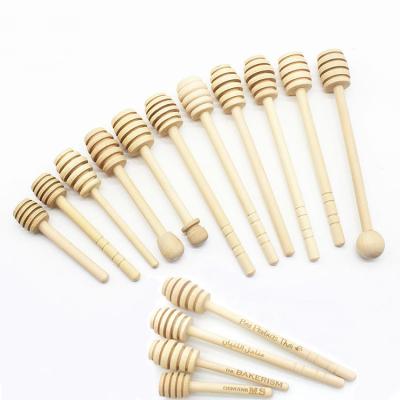 China Kitchen\Restaurant\Hotel Cart Customized Mini Portable Wooden Mixing Wooden Spoon Honey Comb Mixer Honey Stick Pot Honey Stick Mini Spoon for sale