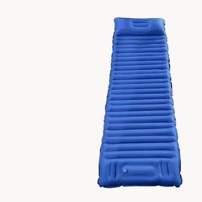 China Modern Outdoor Camping Sleep Pad Folding Floor Sleep Mat Inflatable Beach Mat Inflatable Ultralight Actions for sale