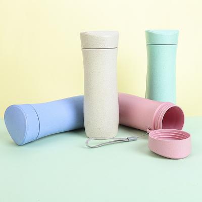 China Factory Direct Custom Viable Straw BPA Free Water Bottle Wheat Free Cup Reusable Factory Cups Competitive Price for sale