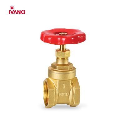 China General IVANCI 1/2 3/4 inch 1 inch high quality gate valve iron brass wheelhead for sale