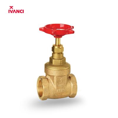 China IVANCI IVC.01113 General Caliber Forged Brass Gate Valve DN15-DN50 for sale