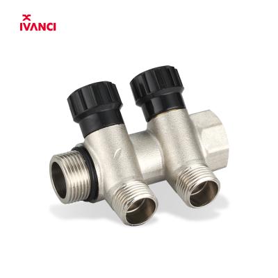 China IVANCI General Two Way Type Manual Floor Heating Valve Manifold for sale