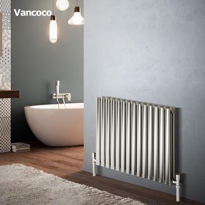 China Home Heating 600x590mm Horizontal Oval Pipe Stainless Steel Room Luxury Water Radiator for sale