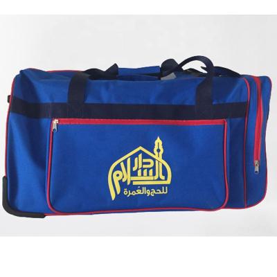 China Polyester Adult Travel Luggage Wheel Large Capacity Polyester Bag for sale