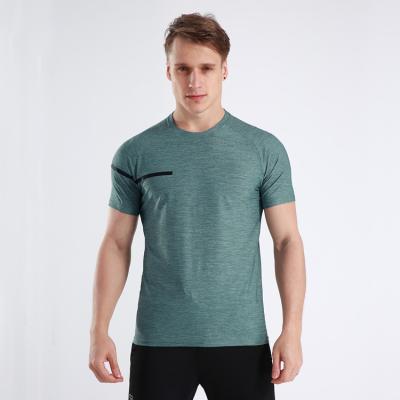 China Wicking Anti-Shrink Thin Quick-Dry Slim Fit T-shirt Drop Shipping Gym Active Sports T-shirt for sale