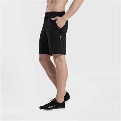 China Antibacterial Mens Shorts Drawstring Running Gym Athletic Shorts With Zipper Pockets for sale