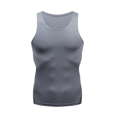 China Wholesale Antibacterial Wear Workout Fitness Men Tank Top Tank Gym Quick Dry Vest for sale