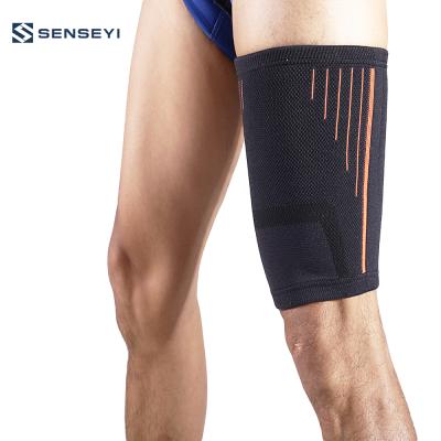 China Anti-Slip / Breathable Compression Recovery Thigh Sleeve Leg Support Quadruple / Sports Tendon Support for sale