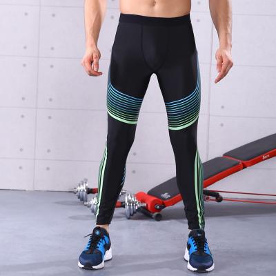 China Antibacterial Cool Dry Cool Pants Mens Compression Sports Tights Pants Running Baselayer Gaiters for sale