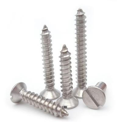 China General Fasteners Self Tapping Screw Factory Cheap Industry Screws Slotted Countersunk Head Screws for sale