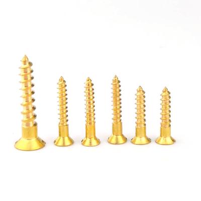 China Stainless Steel M3.5M4.8*10-40 Flat / Brass Tapping Screws Slotted Countersunk Head Screws Cheap Price for sale