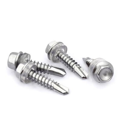 China General Industry Hex Washer Head Self Drilling Screws Wholesale Price Sales Hexagon Stainless Steel Screw for sale