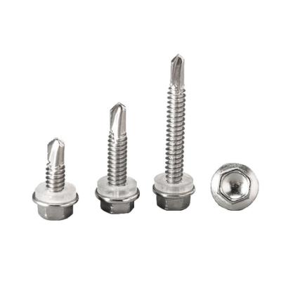 China General Industry Hex Washer Head Self Drilling Screws Construction Roofing Washers Factory Cheap Price Screws for sale