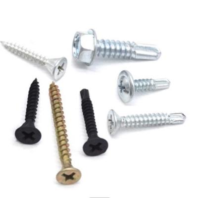 China General Industry Oval Head Stainless Steel Self Drilling Screws Black Zinc Factory Cheap Price for sale