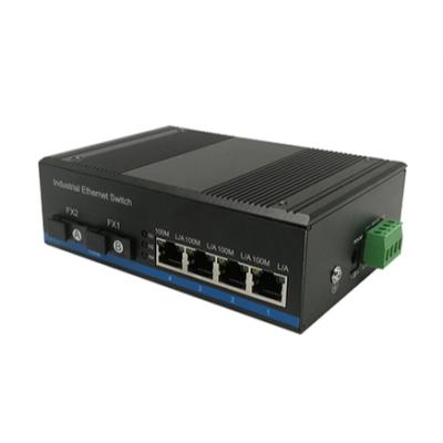 China FTTH FTTB FTTX Network MT-GYJ1003 4 Ports Ethernet IP40 Optical Port Industrial 100M Electrical Switch 100M FX for sale