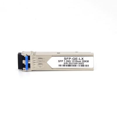 China FTTH MT-S1003 SFP 1.25Gbs 1310nm SMF 20KM DDM LC Connector SFP Transceiver Optical Fiber Module for sale