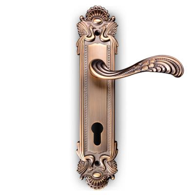 China Security Modern Home Mortise Door Handle Lock Zinc Alloy Sale for sale