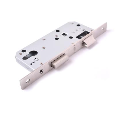 China Useful Lock Body Brass Mortise Plate Hotel Entry Door Lock Long Hot Selling Set for sale