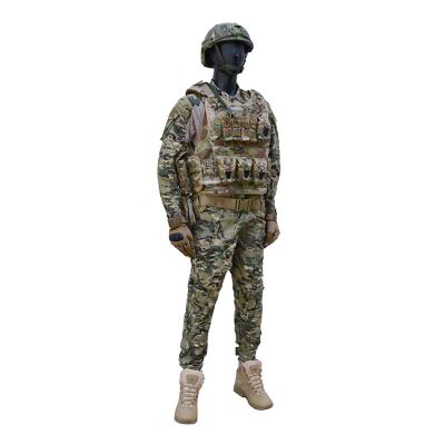 China Individual soldier combat uniform aramid material woven V-pro060-3 riflemen waterproof flame retardant military combat uniform for sale