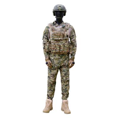 China Individual soldier combat uniform aramid material woven V-pro 060-4 ASSAULTER waterproof flame retardant military combat uniform for sale