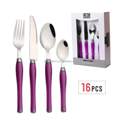 China Viable Good Quality Cutlery Floral Printed Military Stain 4 In 1 Cutlery 925 Silver Cutlery for sale