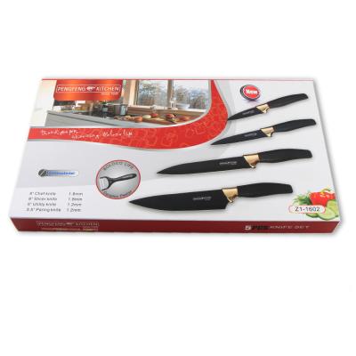 China Viable famous Italian stiletto steel knife set designed by Germany forged quality luxury knives for sale