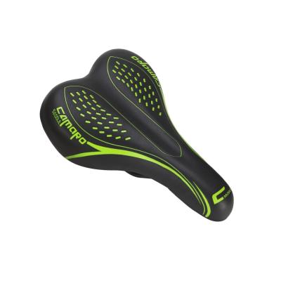 China 2021 Bicycle Saddle Cushion PU Mountain Bike Seat Durable Shockproof Saddle for sale