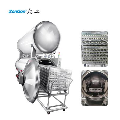 China Cost Effective Water Immersion Retort Autoclave Sterilizer Food Retort for Beef Chicken Pork Sterilization for sale