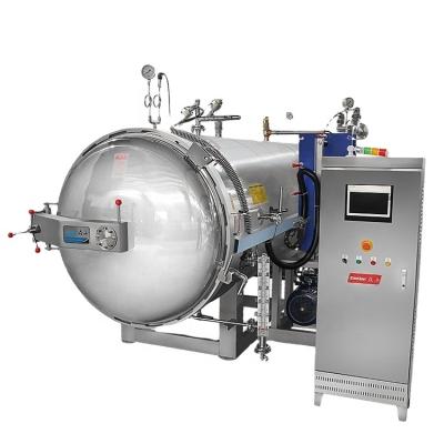 China Cost Effective Sea Cucumber Processing Machinery Water Jet Retort Sterilizer for sale