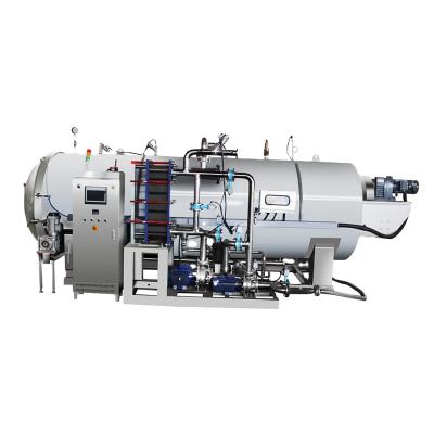 China Rapid Sterilizing Condensed Milk Sterilize Rotary Commercial Retort / Water Jet Autoclave for sale