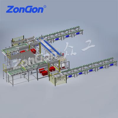 China Food retort basket loading and unloading machine for sale