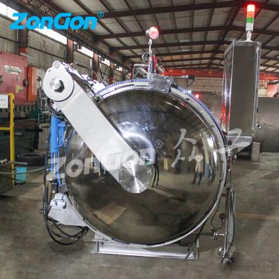 China Automatic food autoclave cage/basket loading/retort machine and unloading system for sale