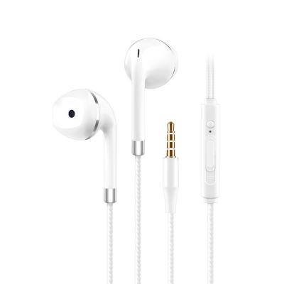 China Stereo Earbuds 3.5 Mm HD Headphone In-Ear Comfortable Wearing Headphones 3.5 Button Control Perfect Sound Bass Cable Earphone for sale