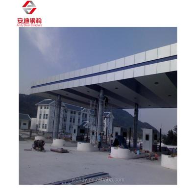 China Steel Structure Bridge Space Steel Frame Structure Toll Station With Design And Construction for sale