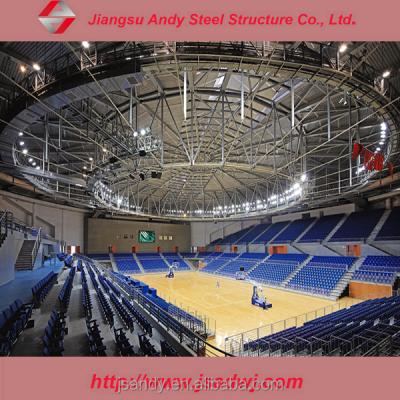 China Steel Structure Gymnasium Structural Roofing Design With Space Frame Roofing System for sale