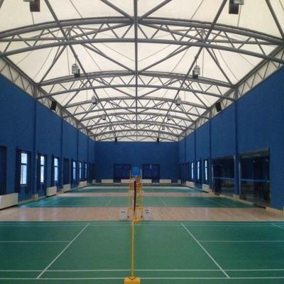 China Structural Roofing Steel Structures Roof Lightweight Steel Truss Shelter Badminton Court Prefab for sale