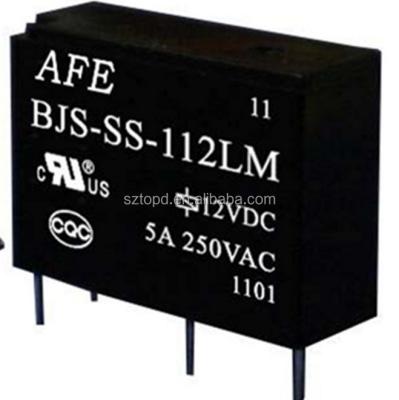 China AFE BJS-SS-112LM 5A 12VDC Power PCB Sealed Relay for sale