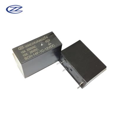 China DC-10 Amp Sealed Relay 5 PIN Power Relay Alternative SCH-14F 12V JQX-14F for sale