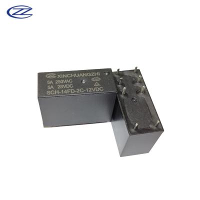 China SCH-14FD Relay DPDT 5V DC 8 Pin 5A 250VAC Sealed Relay Power for sale