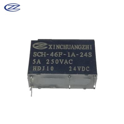 China SCH-46F 24V 5A Sealed Electronic Flasher Relay 24VDC for sale