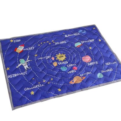 China PET FRIENDLY Customized Flooring Mats Drawing Doodling Mat Kids Cartoon Painting Portable Play Tent Mat for sale