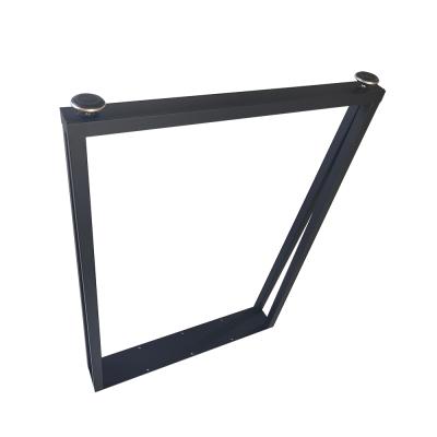 China Hot Sale Modern Cast Iron Furniture Rectangles Trapezoids Metal Table Legs Custom Modern Adjustable Restaurant Dining Table Legs for sale